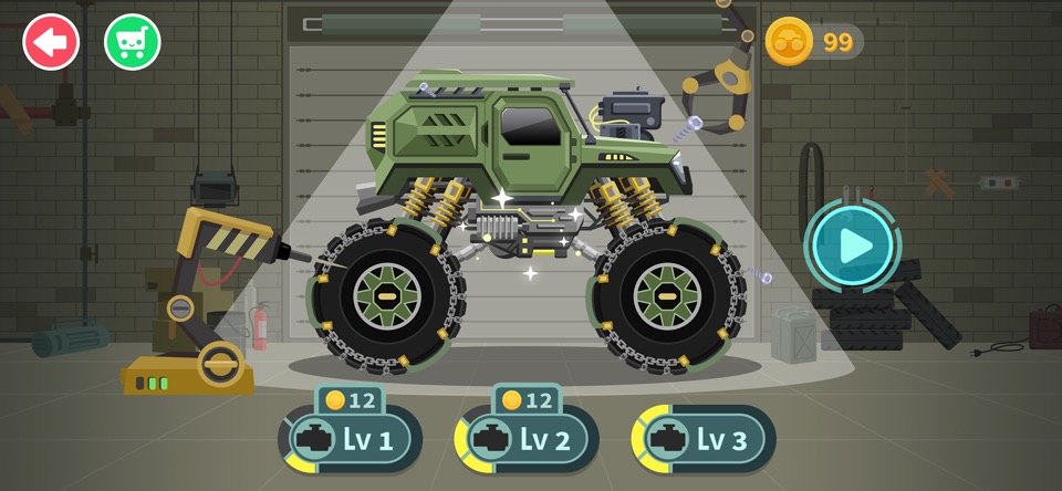 Monster Truck Games for kids screenshot 8