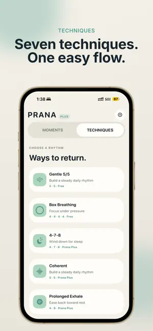 Prana: Breathing Exercises screenshot 3