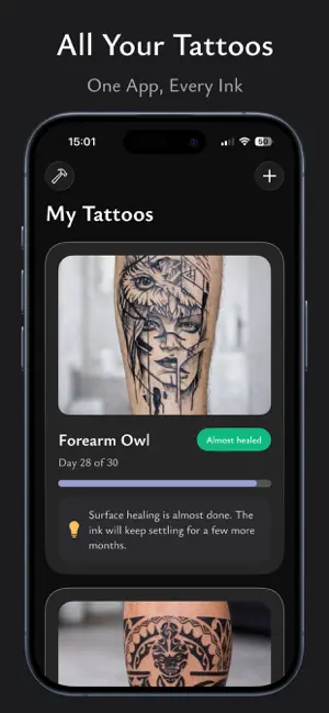 Tattoo Journal - Tattend screenshot 2