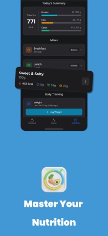 Kalofitz: Gym & Meal Tracker Screenshot 3 of 5