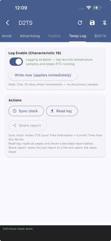 IOSEA BLE Configurator screenshot 1