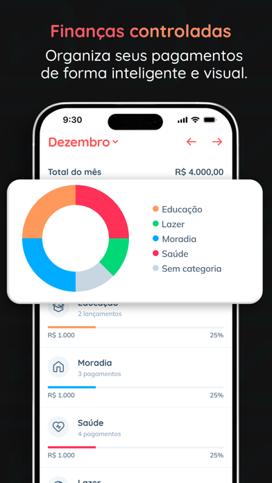 Friday: pagamento de contas Screenshot
