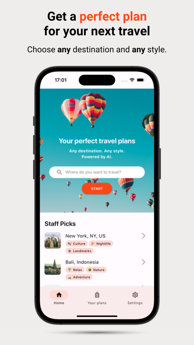 Hoppsy - Travel Plans Screenshot