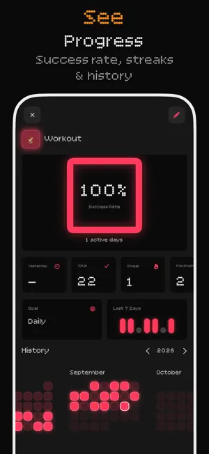 Habit Tracker - 1Habit screenshot 2