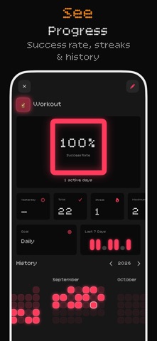 Habit Tracker - 1Habit Screenshot 2 of 3