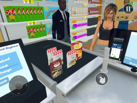 スーパーマーケットのレジ係モール ゲーム 3Dのおすすめ画像2