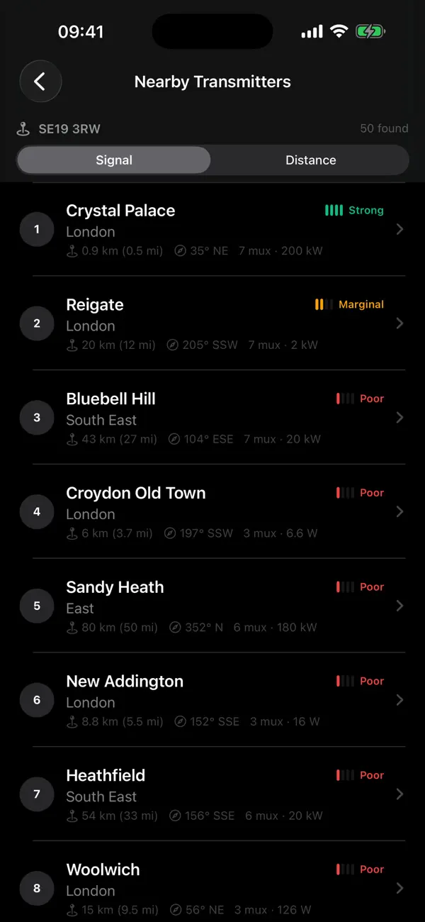 Screenshot #2 pour Aerial Aligner: Freeview UK