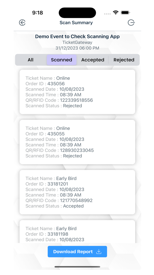 #7. TG LIVE SCAN (iOS) 由: Ticketgateway Inc