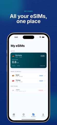 SimGo - Travel eSIM Screenshot 6 of 7