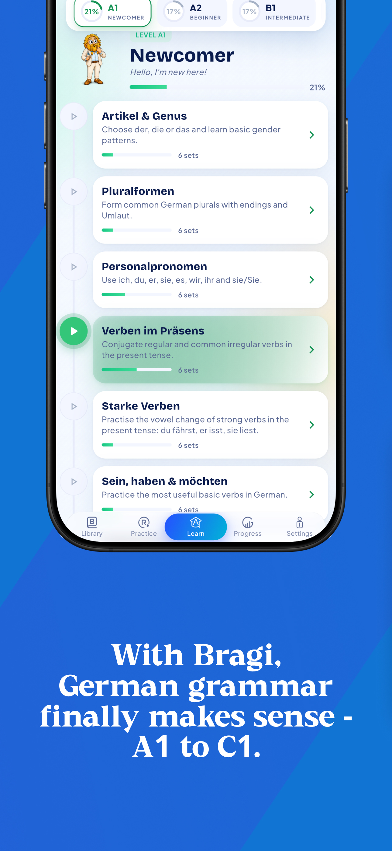 BRAGIflash: Learn German A1-C1 screenshot 8