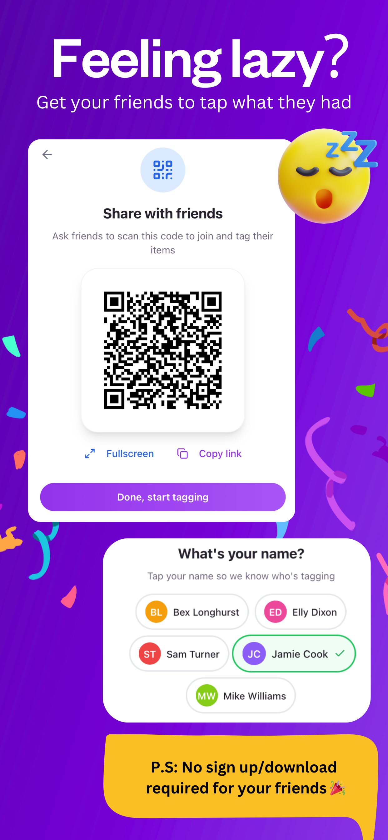 Scan 'n' Split: For Receipts