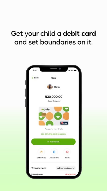 Little: Pocket Money Card App