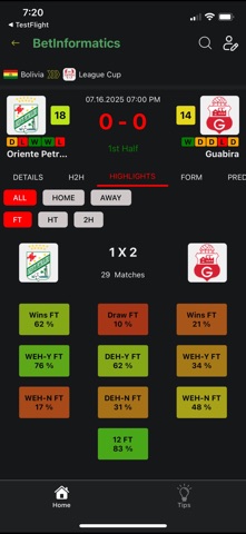 BetInformatics screenshot