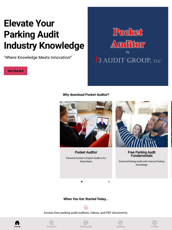 Pocket Auditor iPad screenshot 1 - Business app