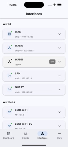 LuCI Mobile Screenshot 7 of 7