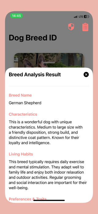 Dog Breed Scanner, Identifier Screenshot 3 of 4
