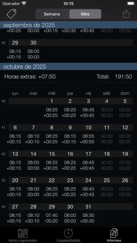 Temporizador de Trabajo screenshot 4 of 5