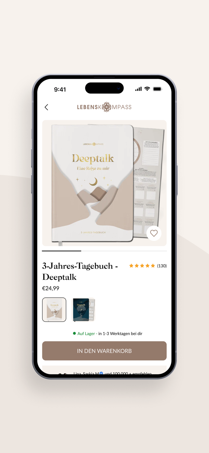 Lebenskompass - Shopping App