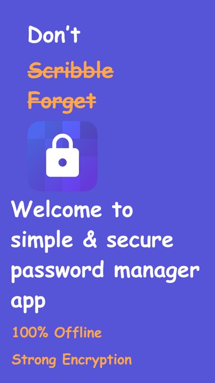 Risk Free Password Manager