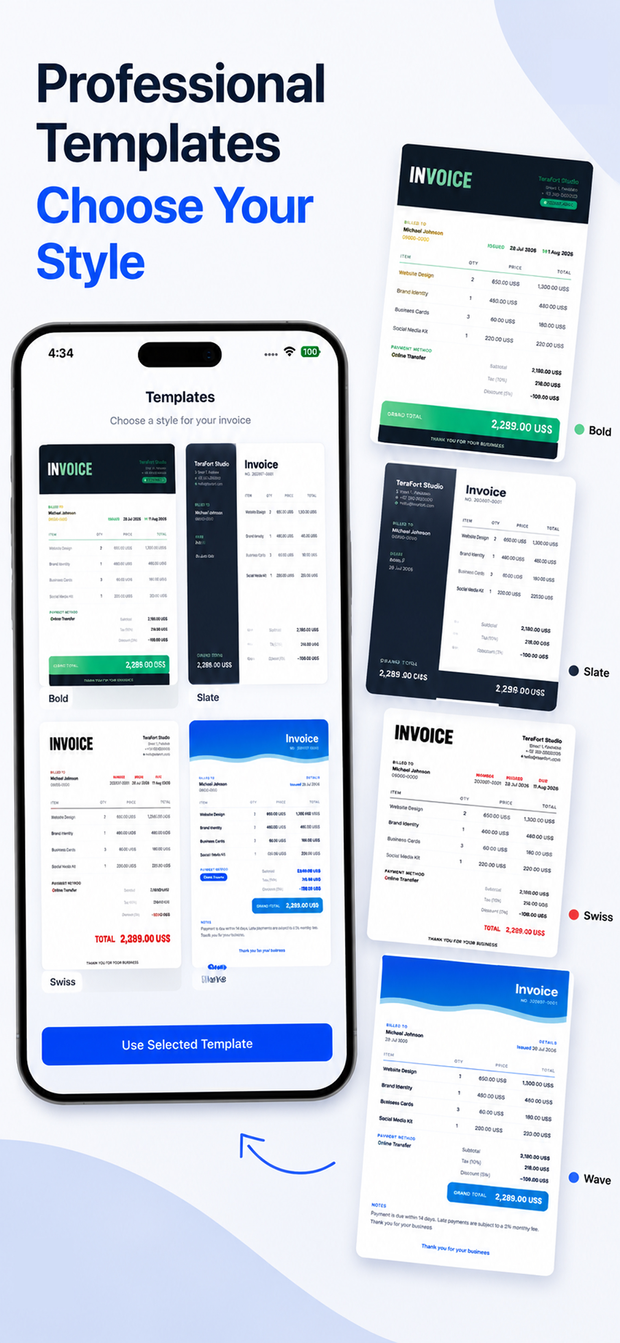 Generate Invoice screenshot 2
