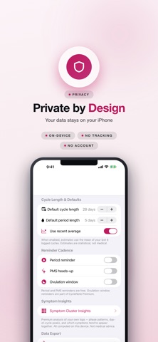 CycleNote: Period Tracker Screenshot 6 of 7