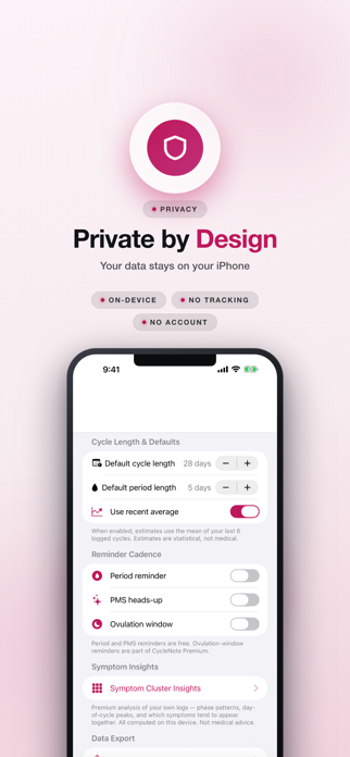 CycleNote: Period Tracker Screenshot 6 of 7