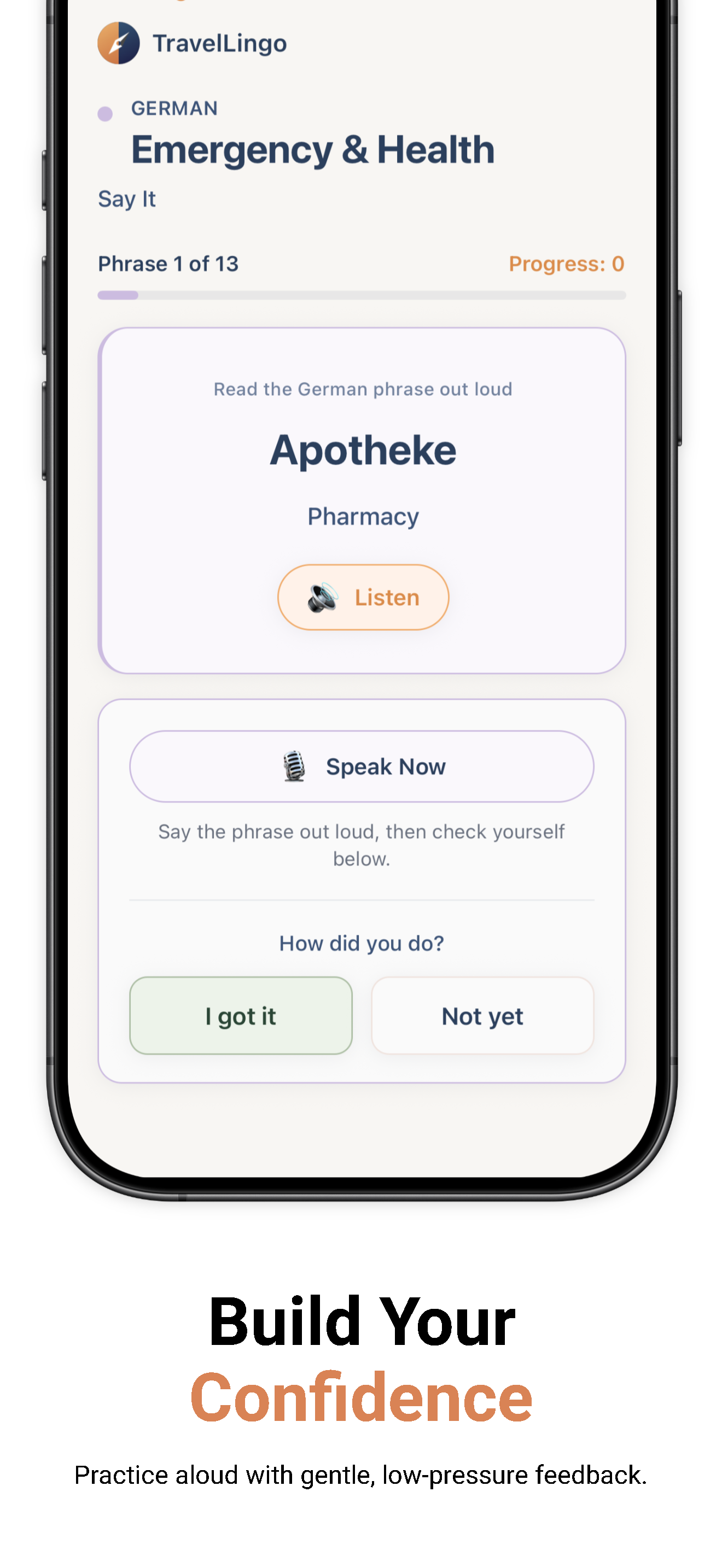 Travel Phrases: TravelLingo screenshot 4