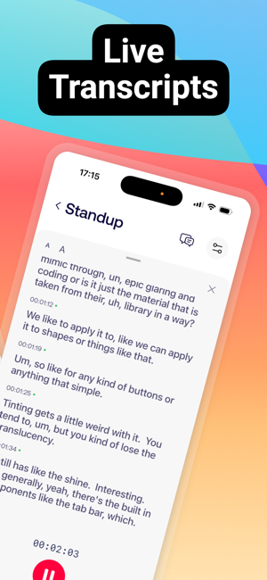 Voice Notes: AI Transcribe Screenshot