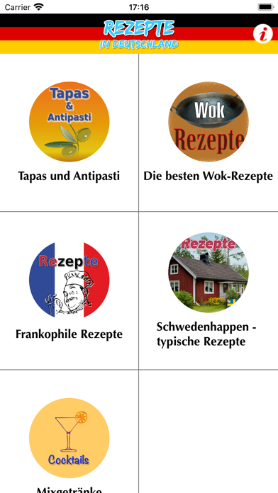 Screenshot #1 pour Rezepte In Deutschland