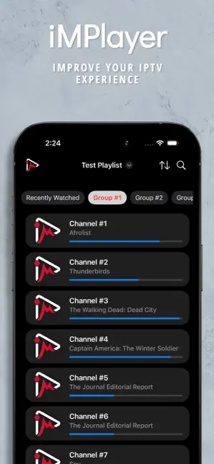 iMPlayer IPTV Player screenshot 1