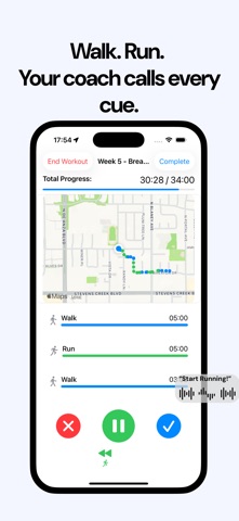 Interval Running Coach RunMate Screenshot 2 of 6