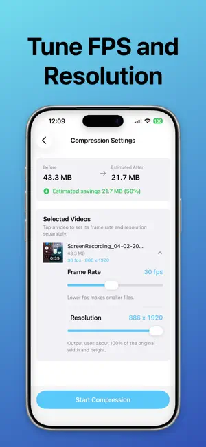 Compress Videos & Resize screenshot 2