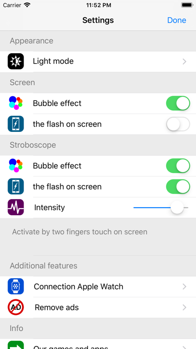 Screenshot #3 pour Tap to Flash Light