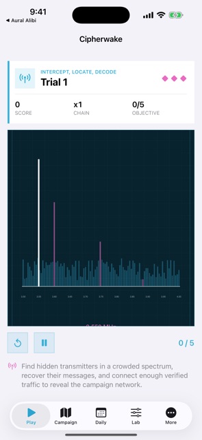 Cipherwake: Signal Hunt screenshot 1