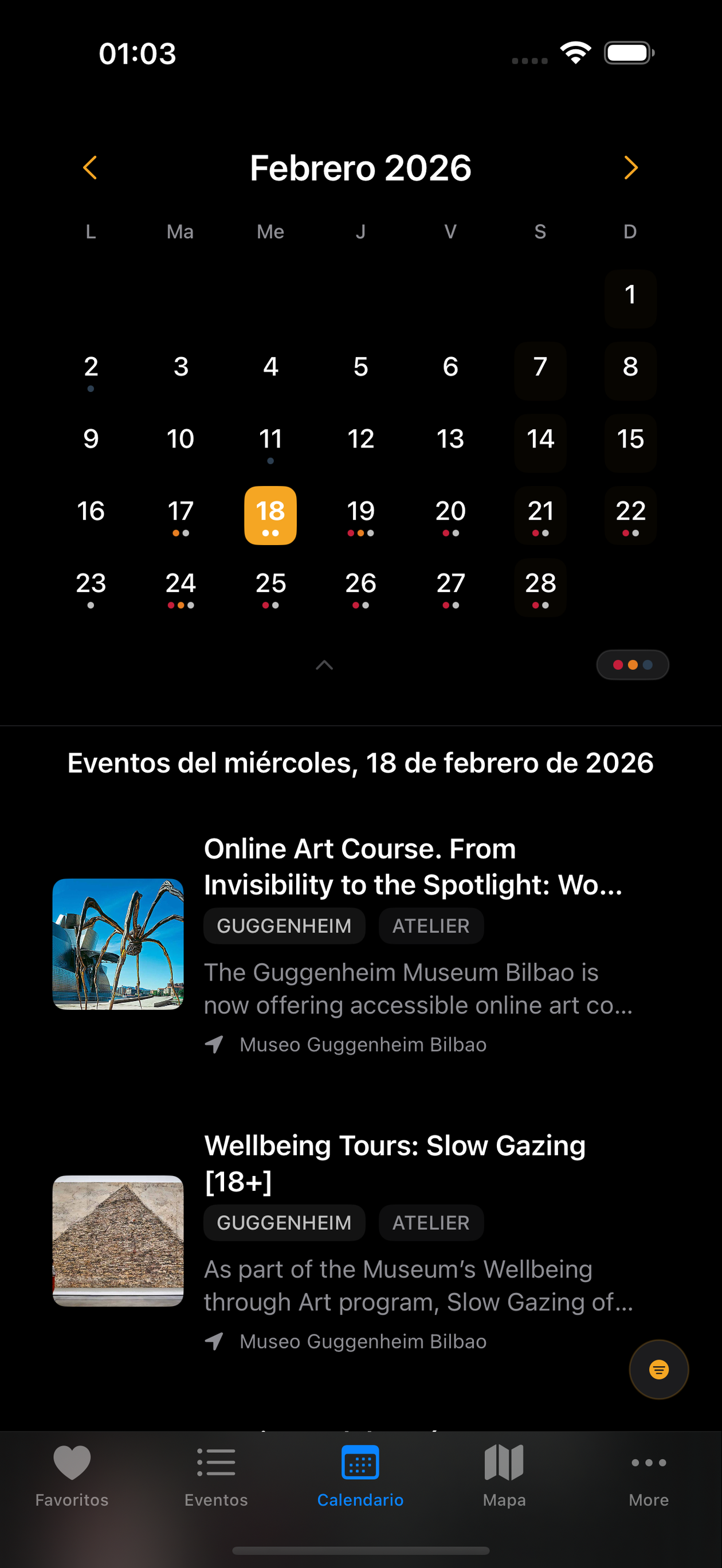 Bilbao Cultura screenshot 4