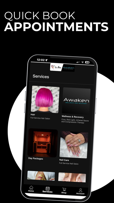 Le Rêve & Awaken Booking App Screenshot
