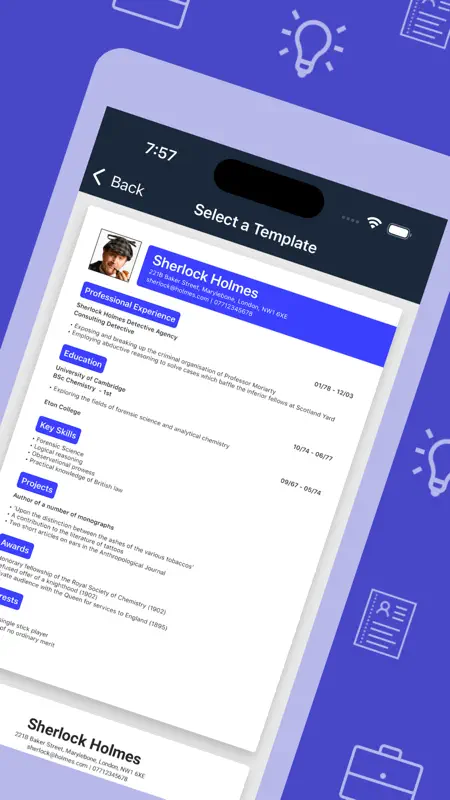 Resume Builder - CV Engineer screenshot 2 of 7