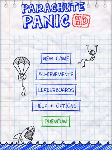 Parachute Panic iPad screenshot