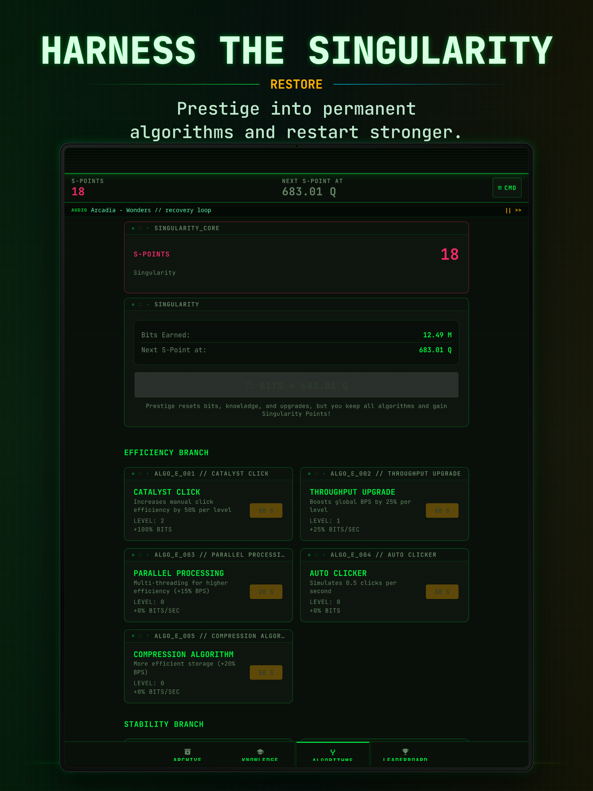 Idle Archive: Data Clicker