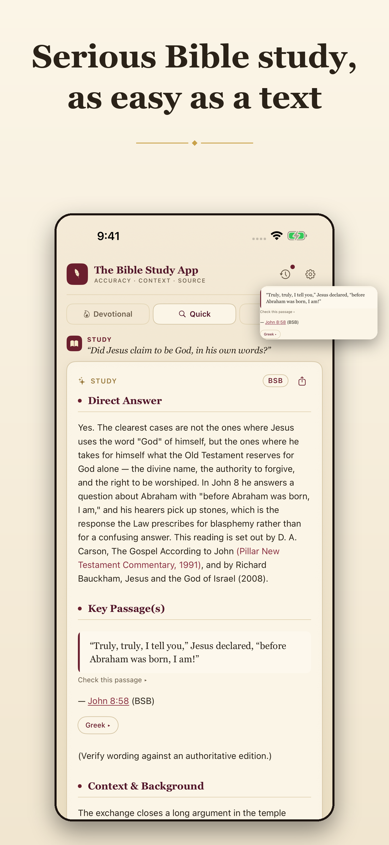 The Bible Study App screenshot 3