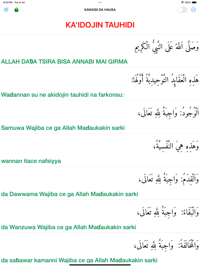 Kawaidi Fassarar Hausa