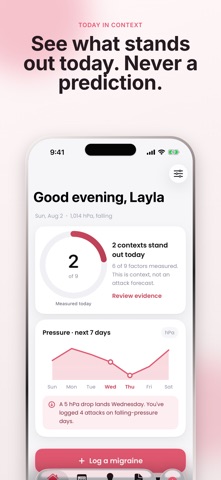 Migrena: Migraine Tracker Screenshot 1 of 7