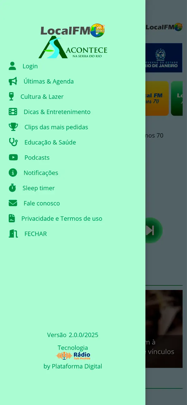 Screenshot #3 pour Rádio Local FM Petrópolis