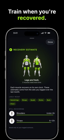 Trainlike: Gym Workout Tracker Screenshot 6 of 10