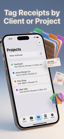 Snapledgr: Schedule C Taxes iPhone screenshot