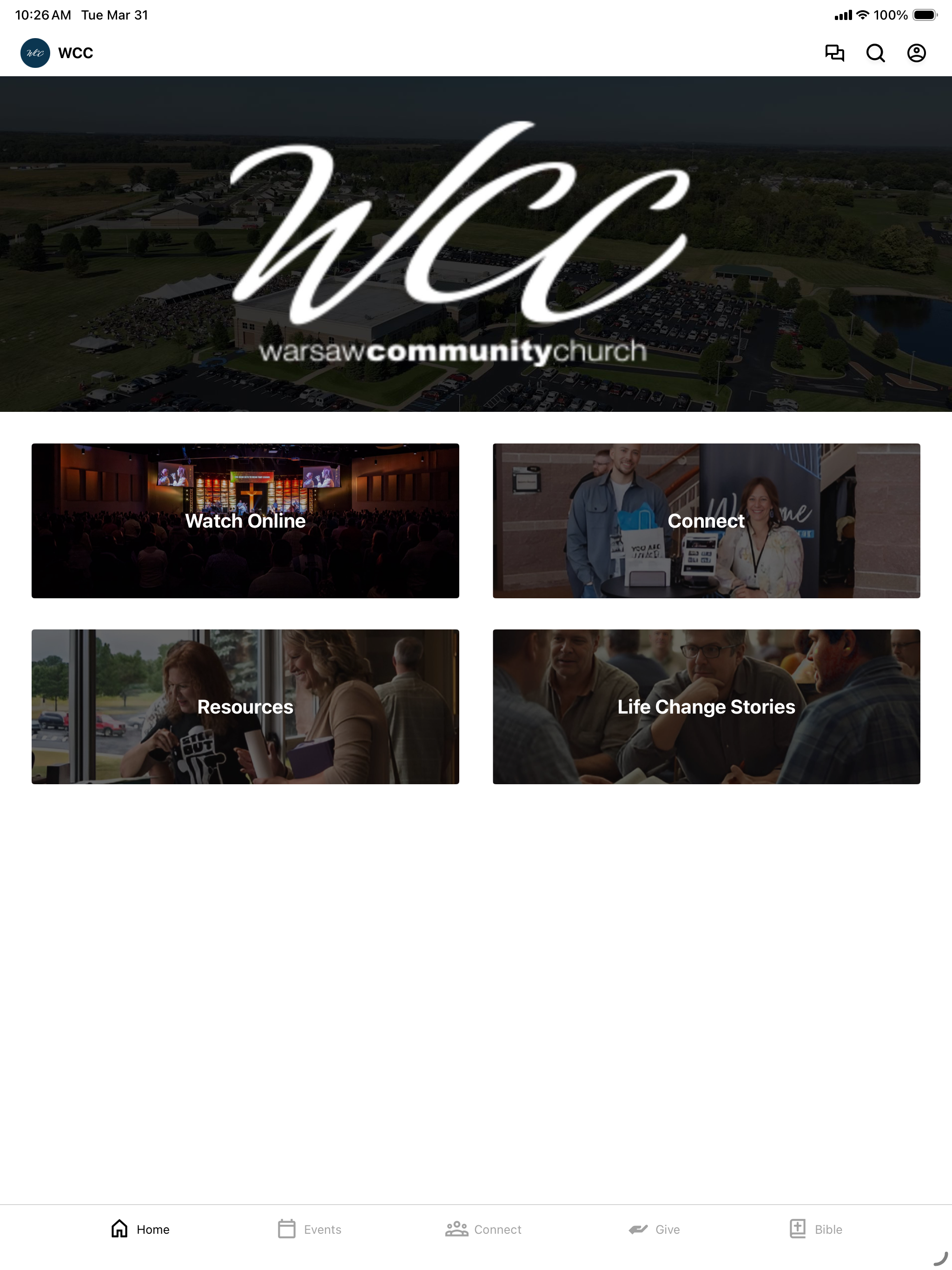 Warsaw Community Church screenshot 4