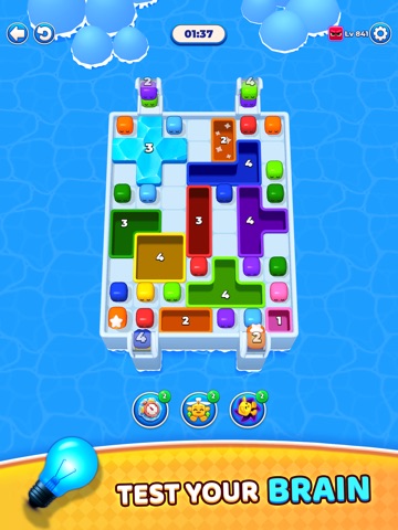 Hole Drop Puzzle iPad screenshot