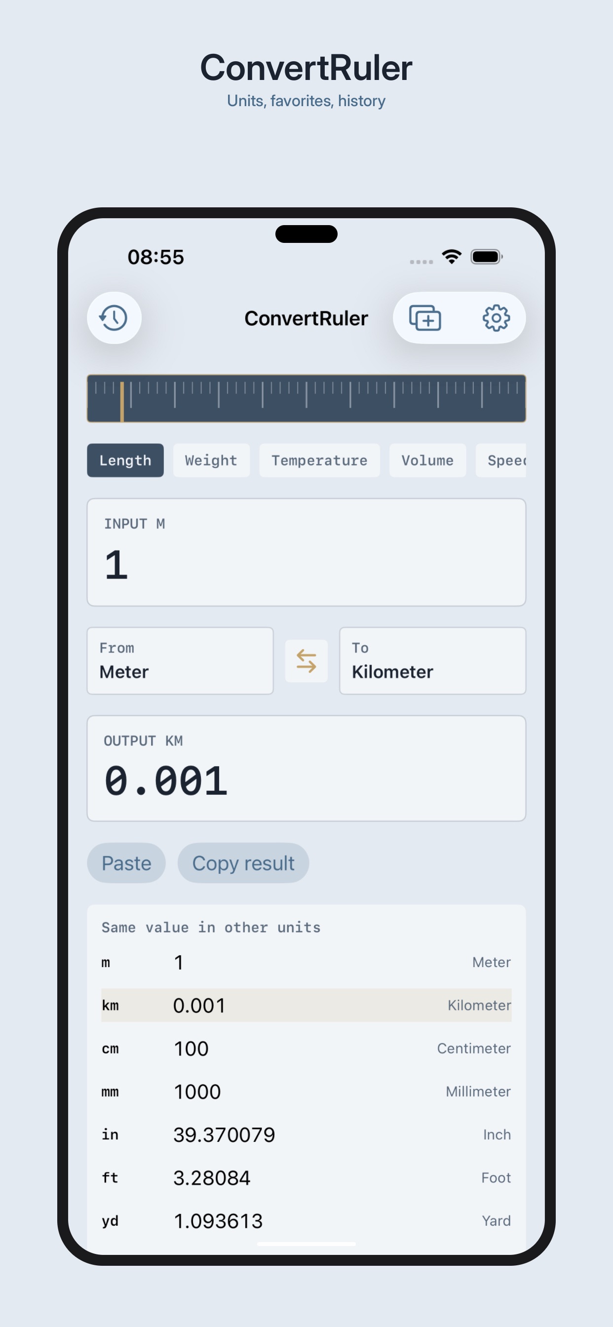 Screenshot 1 of ConvertRuler