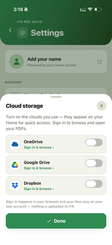 ITR PDF Suite screenshot