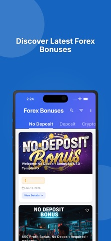 Forex Bonuses Finder 2026 iPhone screenshot